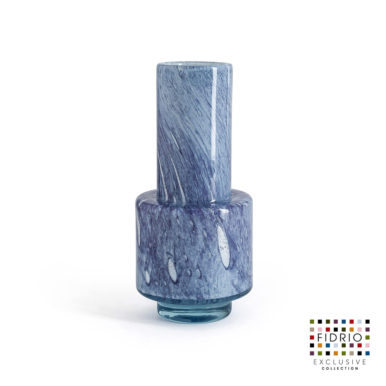 Vase nuovo - purple/blue H30