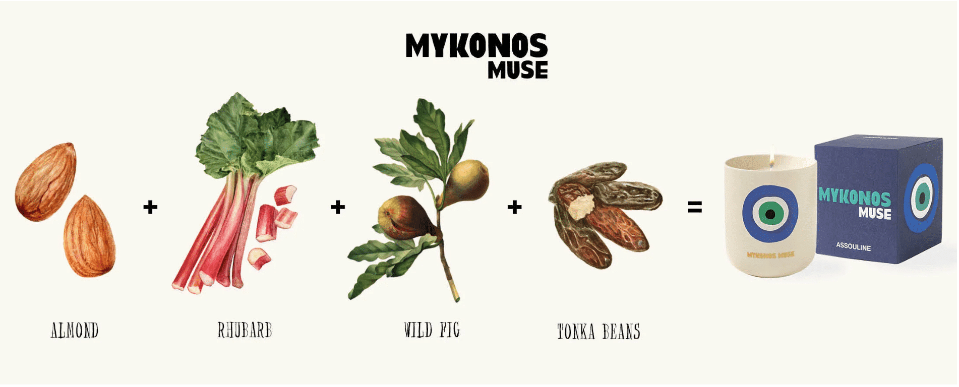 Assouline Mykonos Muse - Travel from Home Candle