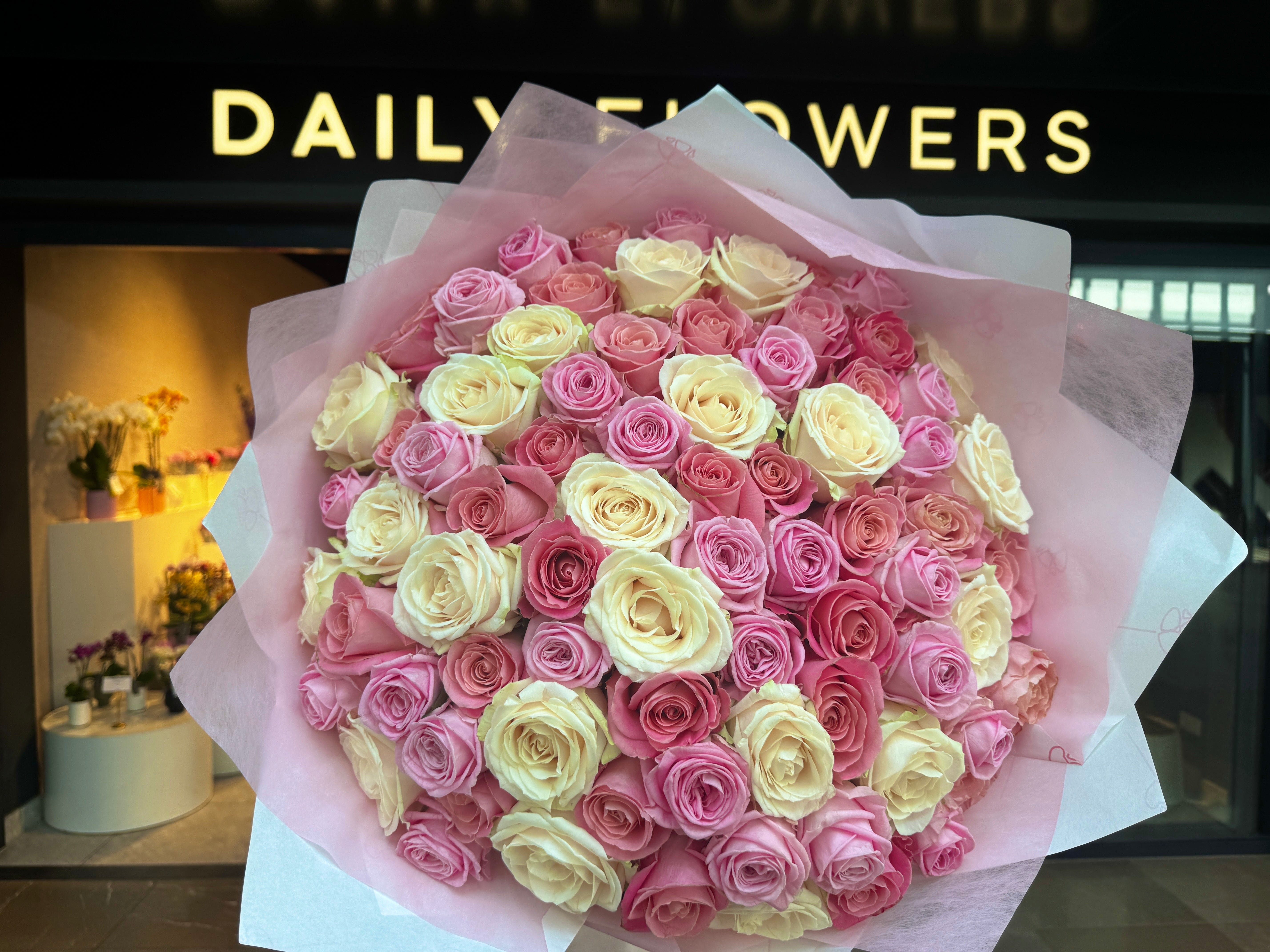 Choose Your Amount - Soft pink colored roses