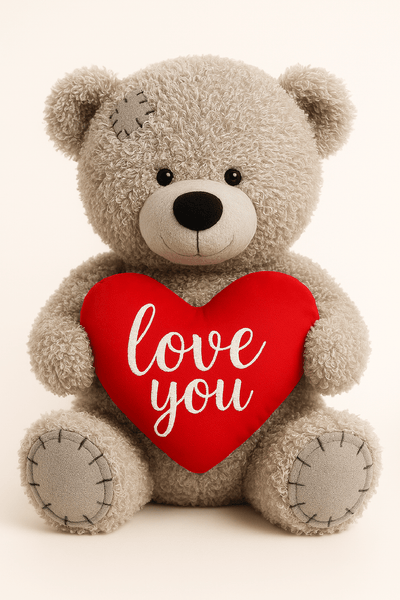 Red teddy bear luxury gift Daily Flowers