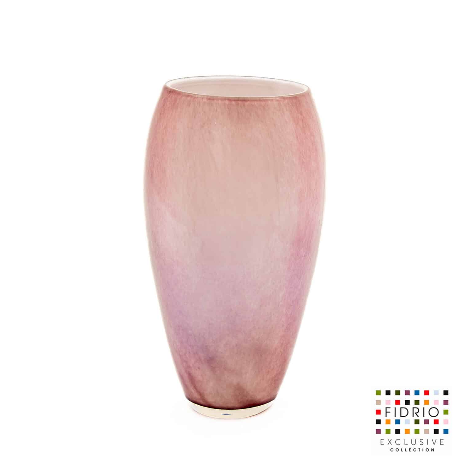 Vase oval - Lila luster