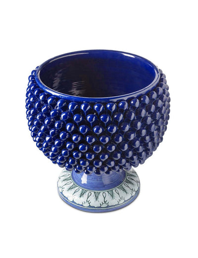 Pigna large blue vase top view
