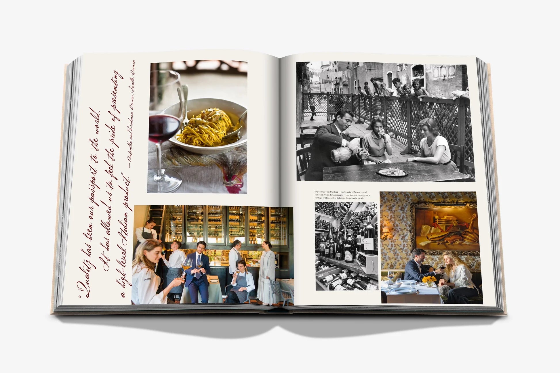 Assouline coffee table book - Wine & travel Italy