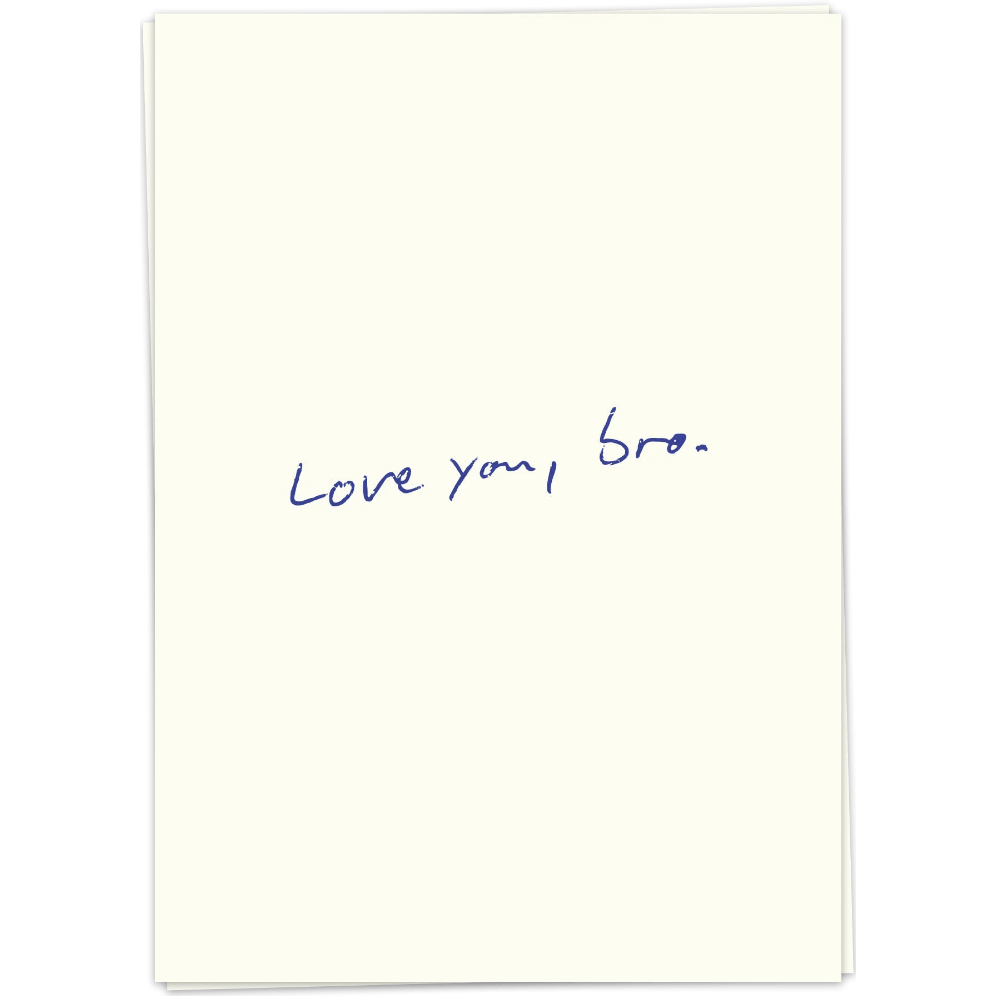 Luxurious Postcard - Bromance