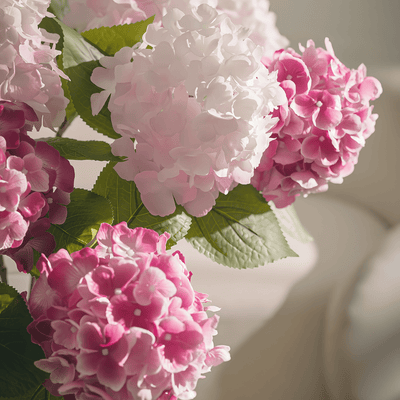 Artificial Hydrangea Branch