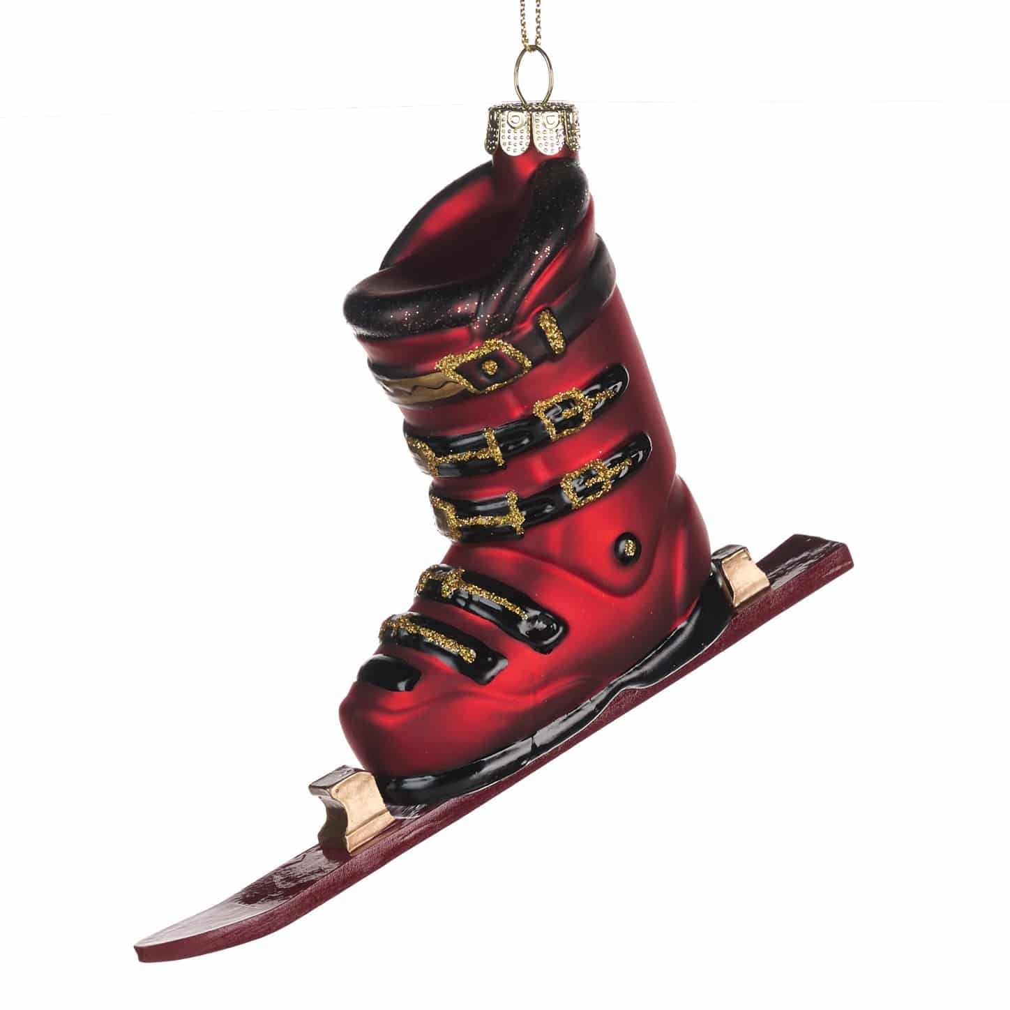 Ski boot ornament - 14 cm