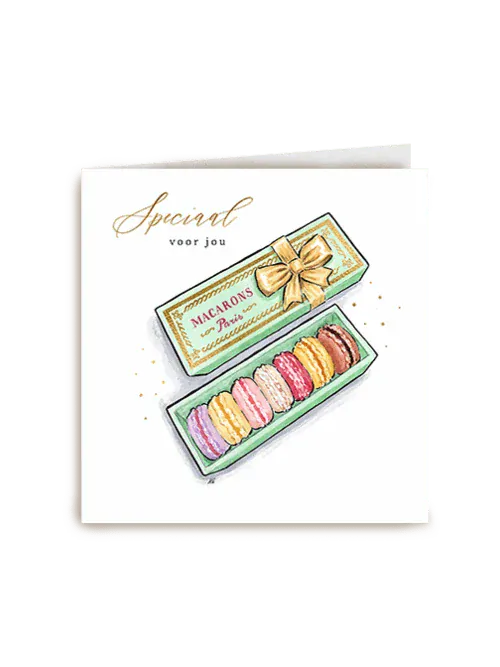 Luxurious Postcard - Macarons
