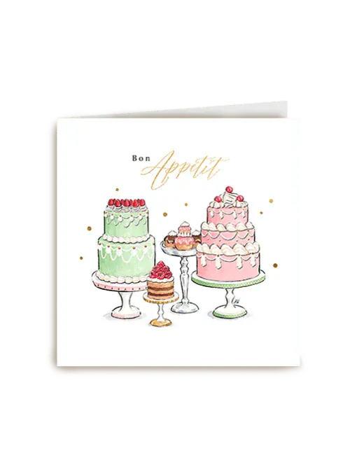 Luxurious Postcard - Bon appetit