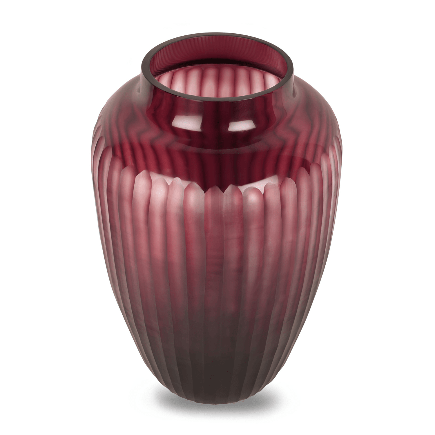Ametrine Large, glass vase by Daily Flowers