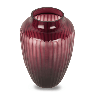 Ametrine Large, glass vase by Daily Flowers