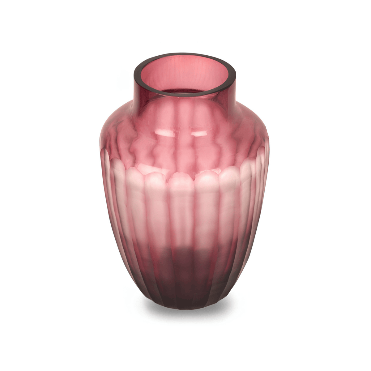 Ametrine Small, glass vase by Daily Flowers