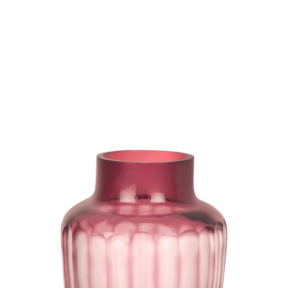 Ametrine Small, glass vase by Daily Flowers