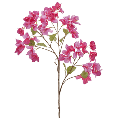 Artificial fuschia bougainvillea branch