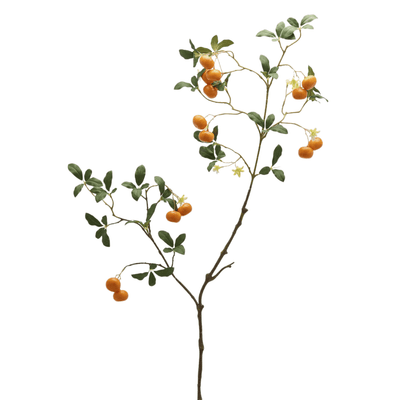 Artificial clementine branch tall