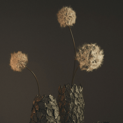 Artificial Dandelion stem close-up