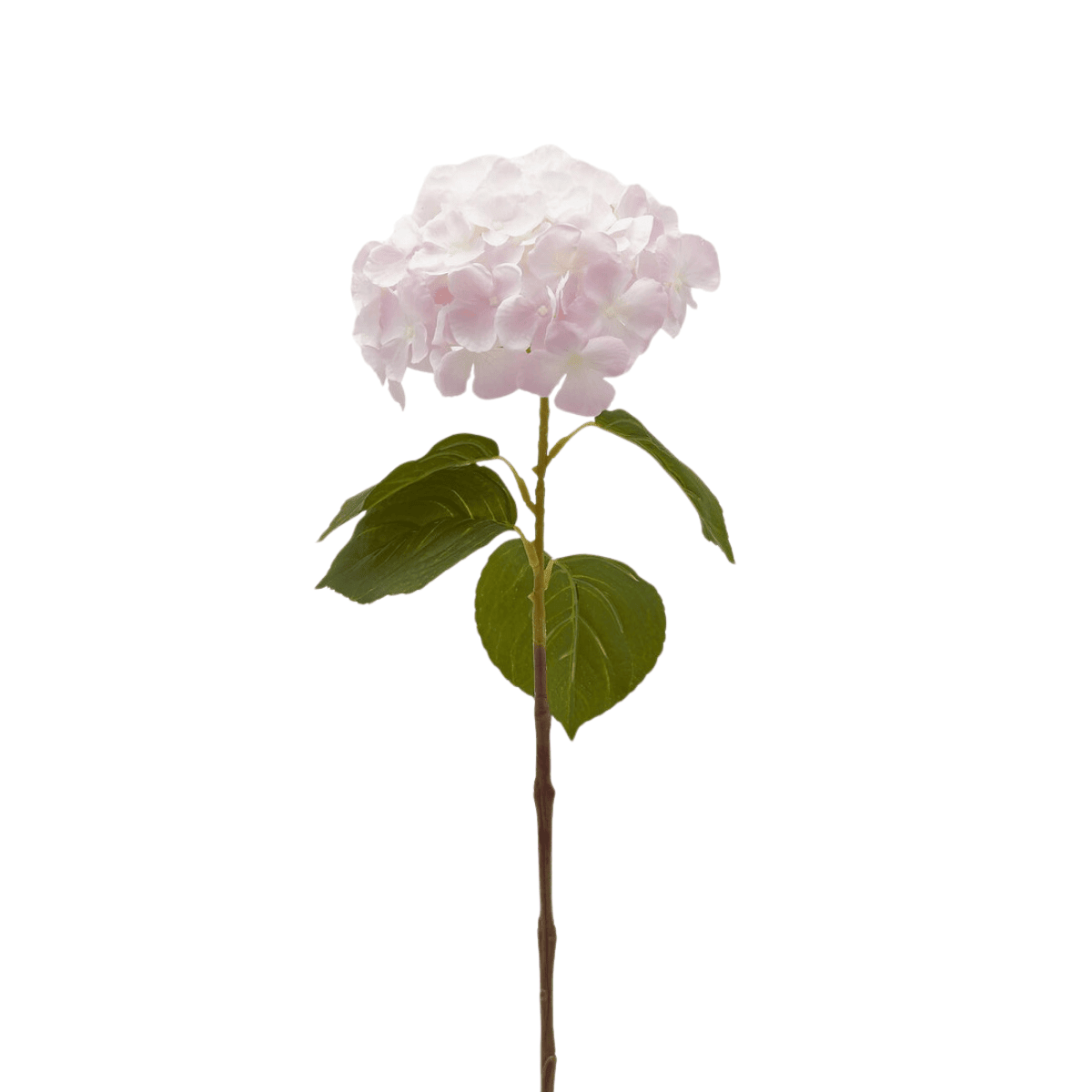 Soft pink artificial hydrangea