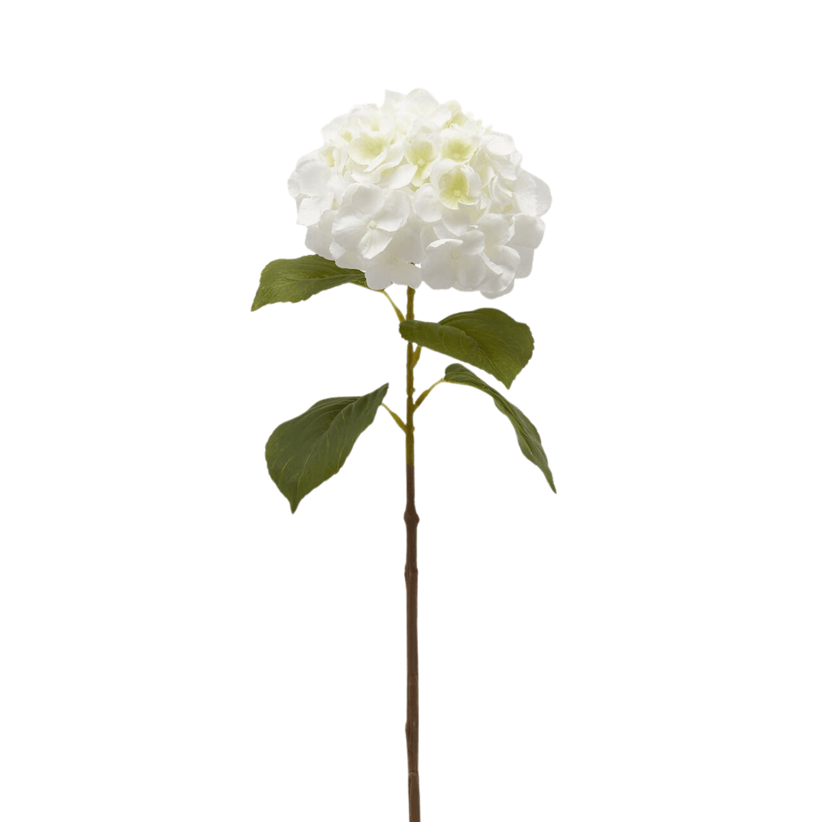 White artificial hydrangea