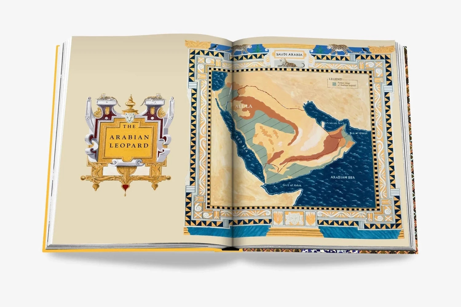 Assouline Arabian Leopard interior pages