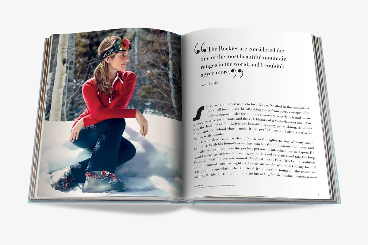 Assouline Aspen Style book spread