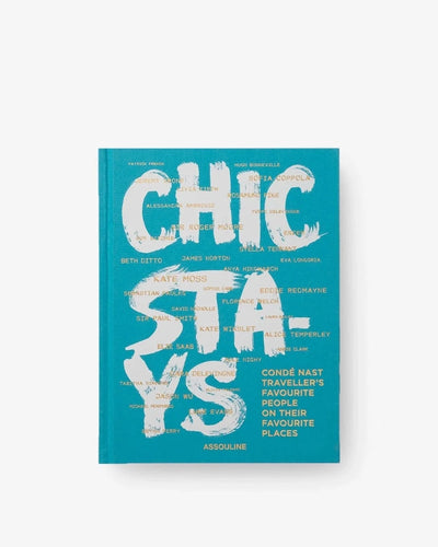 Assouline Chic Stays coffee table book back cover