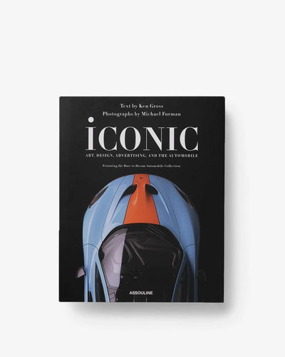 Assouline Iconic Art Design Advertising Automobile book back cover