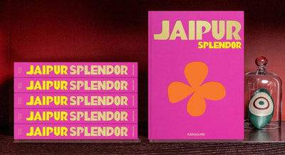Assouline Jaipur Splendor coffee table book desktop