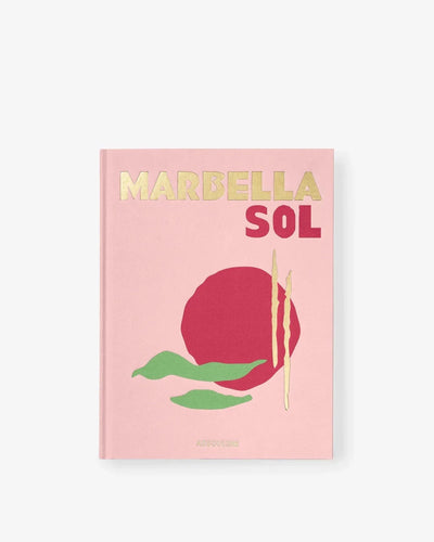 Assouline Marbella Sol coffee table book spine