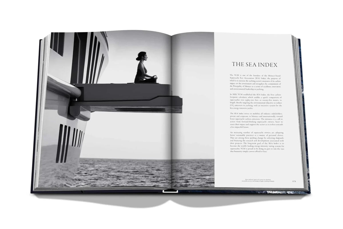 Assouline Monaco Yacht Club open book pages
