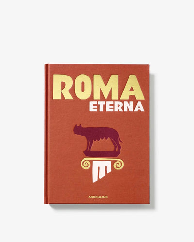 Assouline Roma Eterna coffee table book spine