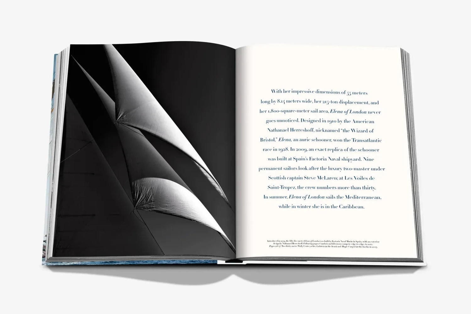 Assouline Saint-Tropez Yachting interior pages feature