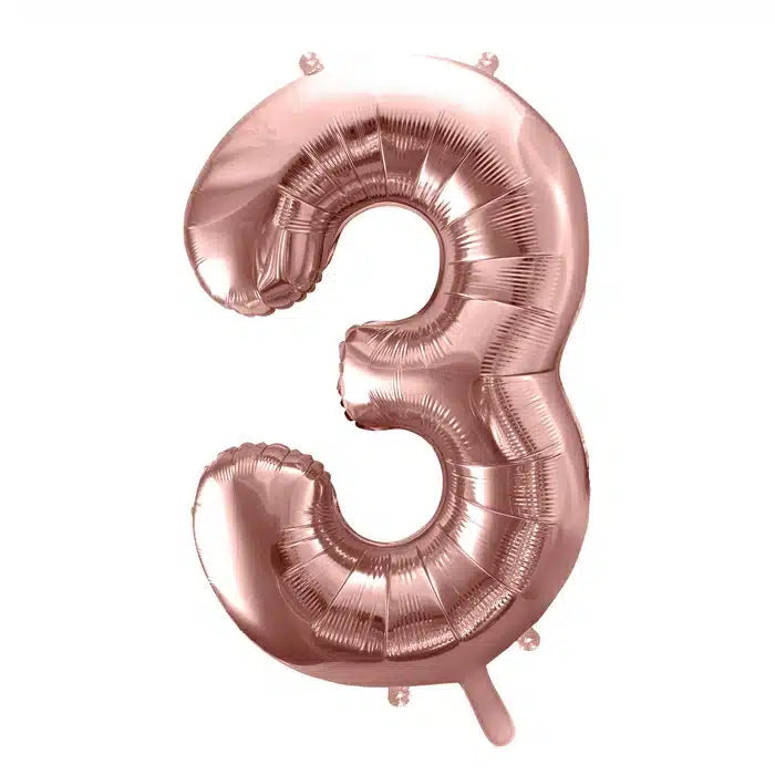 Cijfer '3' - Helium ballon