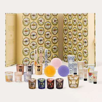 Baobab Advent Calendar Voyage Extraordinaire: calendar with all mini candles, home sprays and body care products, 24 pieces