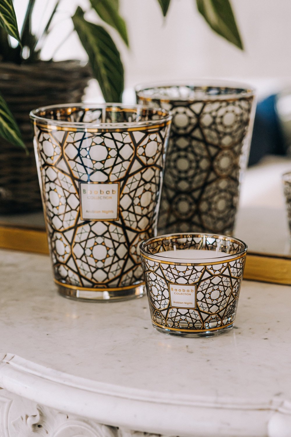 Baobab Arabian Nights candle lifestyle setting