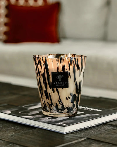 Baobab Black Pearls scented candle lifestyle setting