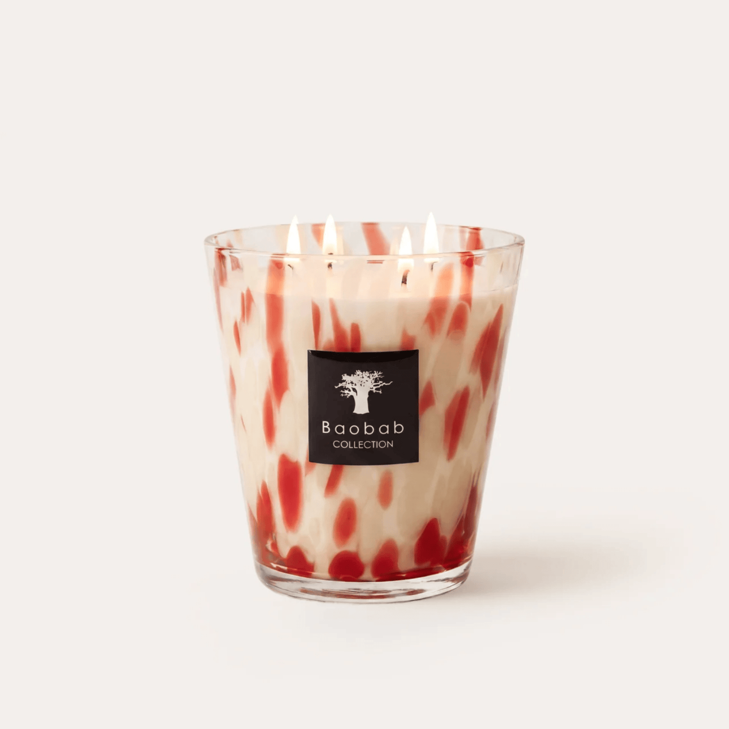 Baobab Scented Candle, Pearls Coral at Daily Flowers