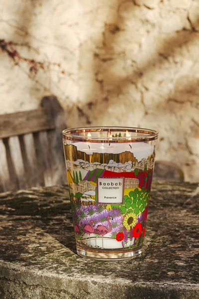 Baobab Provence candle lifestyle setting