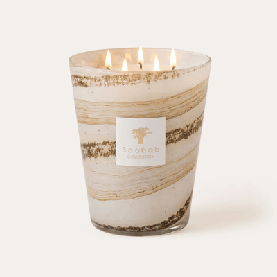 Baobab Scented Candle, Sand Siloli at Daily Flowers