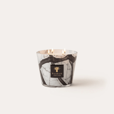 Baobab Scented Candle, Stones Marble at Daily Flowers