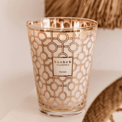 Baobab Scented Candle, Women at Daily Flowers