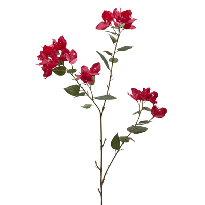 Artificial Bougainvillea Branch - Red