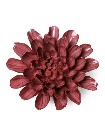 Blush Pink Star Dahlia ceramic flower