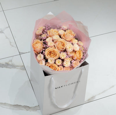 Champagne Whisper flower arrangement Daily Flowers