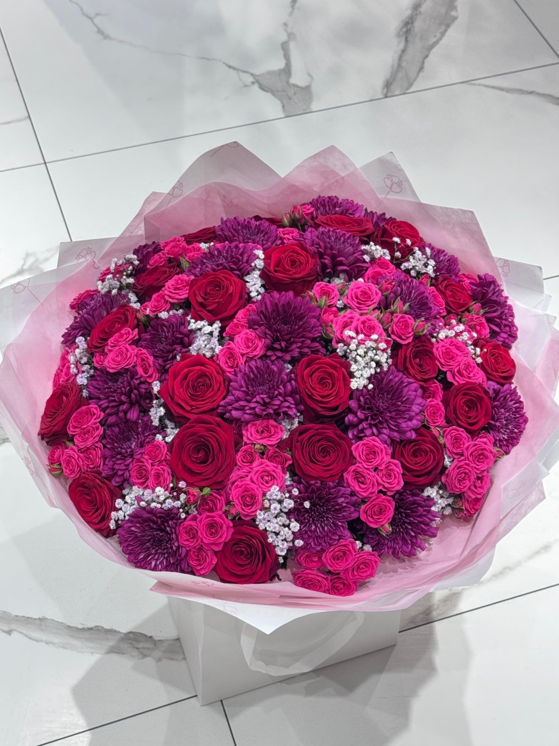 Chic Burgundy Beauty flower arrangement Daily Flowers