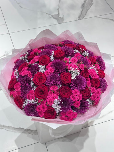 Chic Burgundy Beauty flower arrangement Daily Flowers
