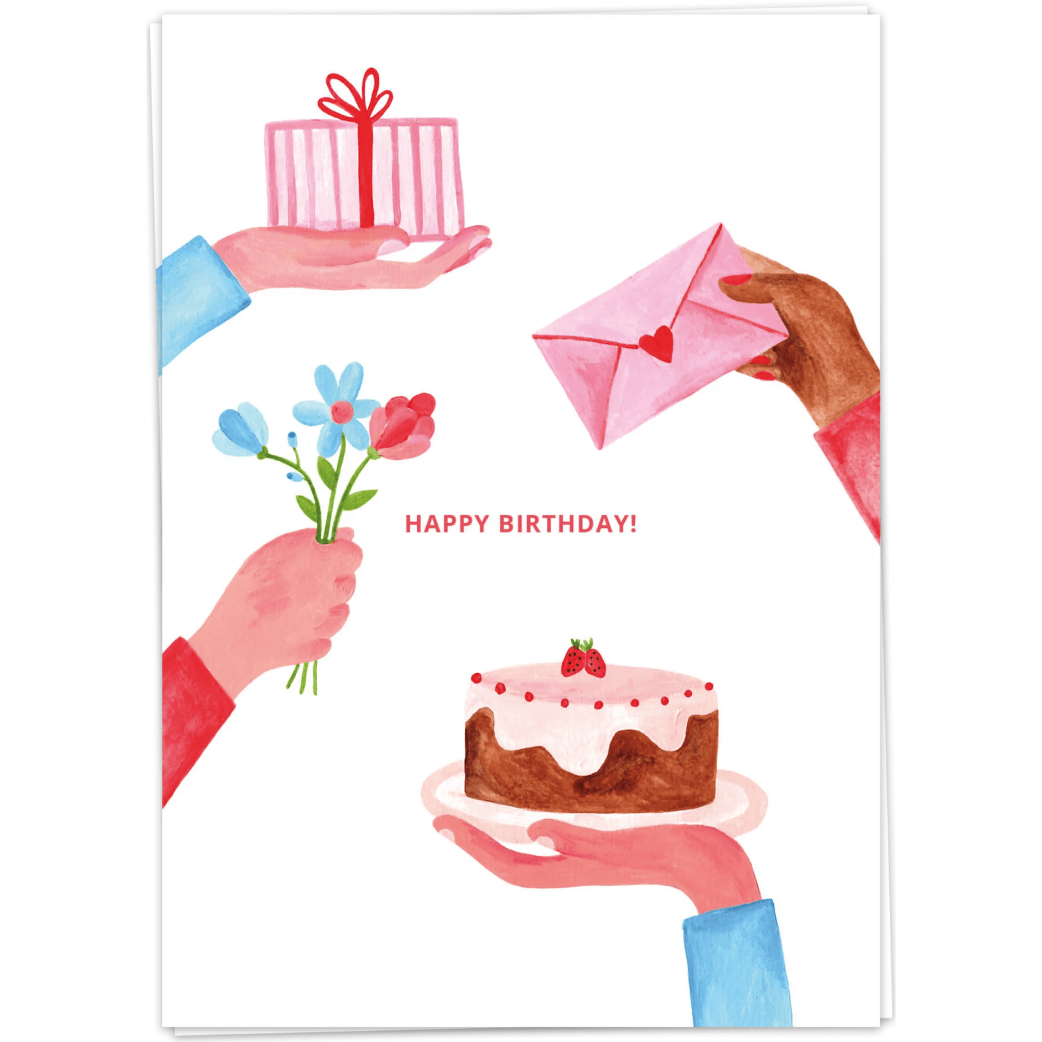 Fancy Postcard Birthday gifts greeting card