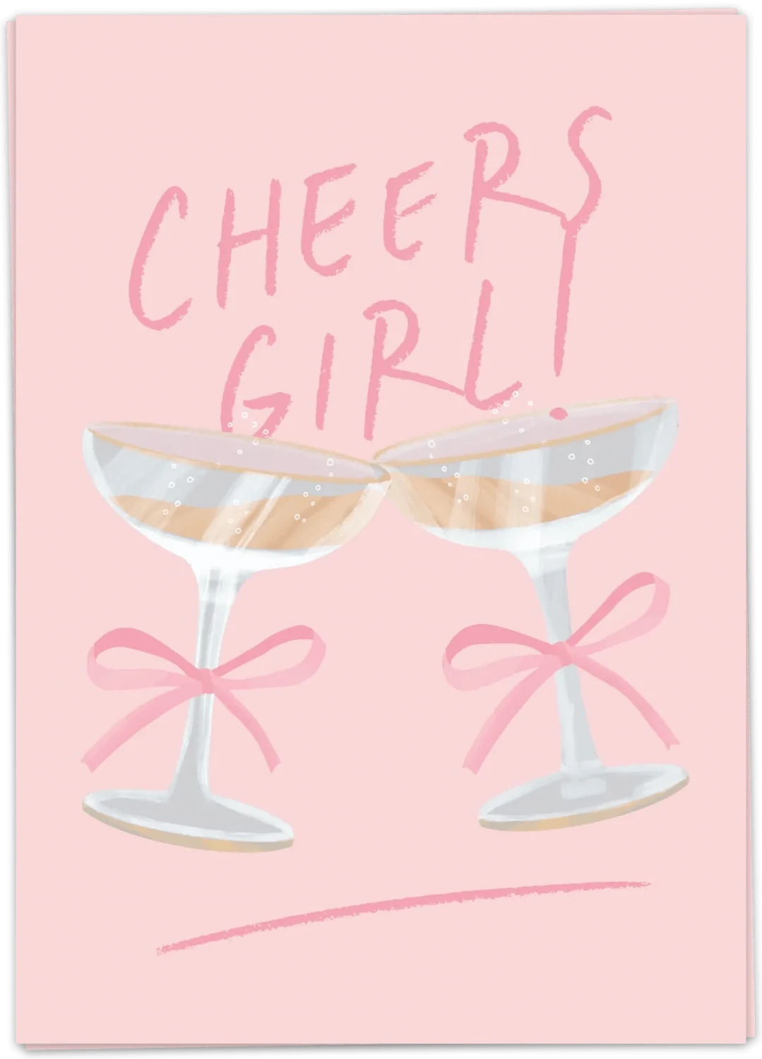 Fancy Postcard Cheers Girls