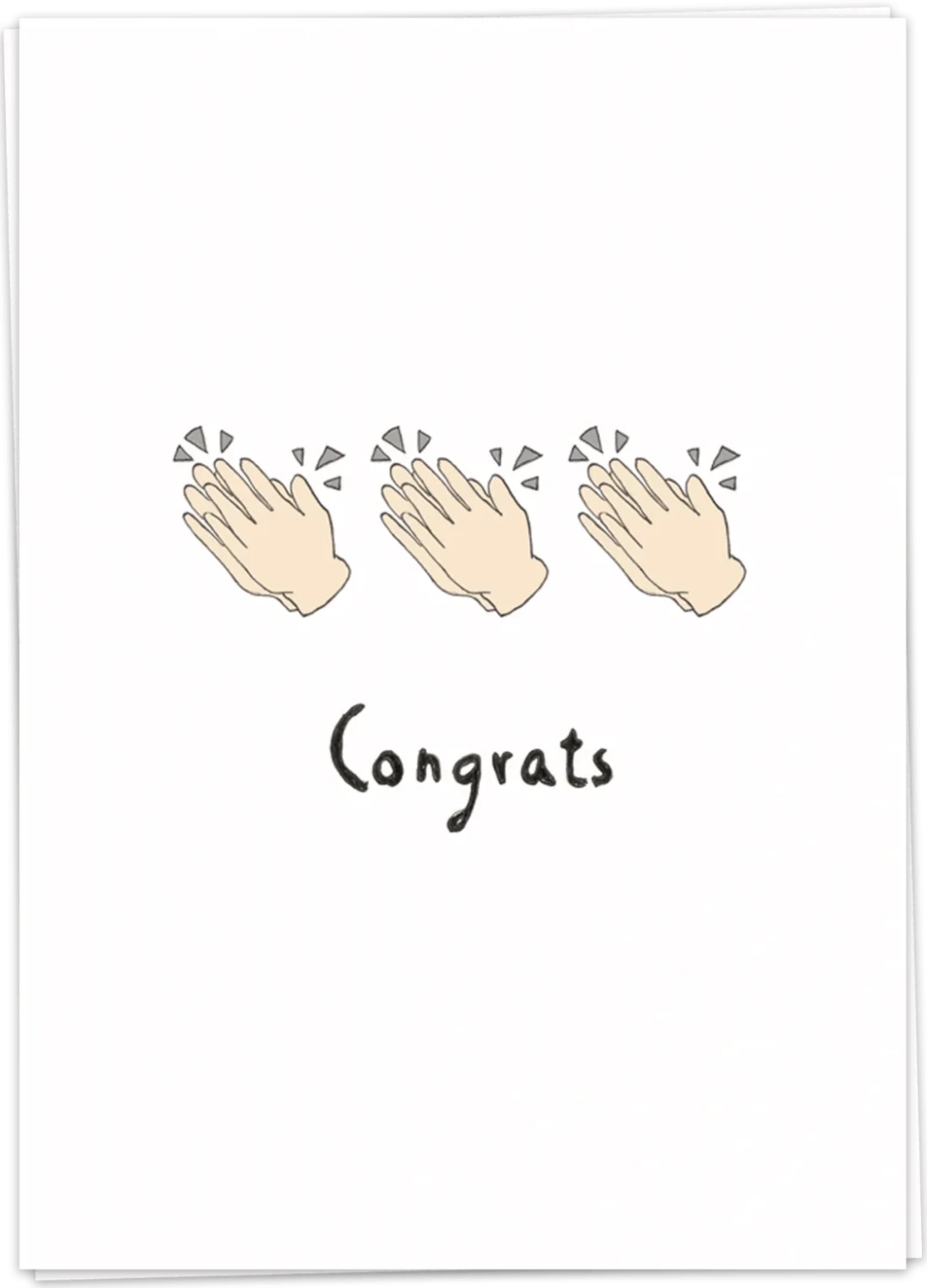 Fancy Postcard Congrats
