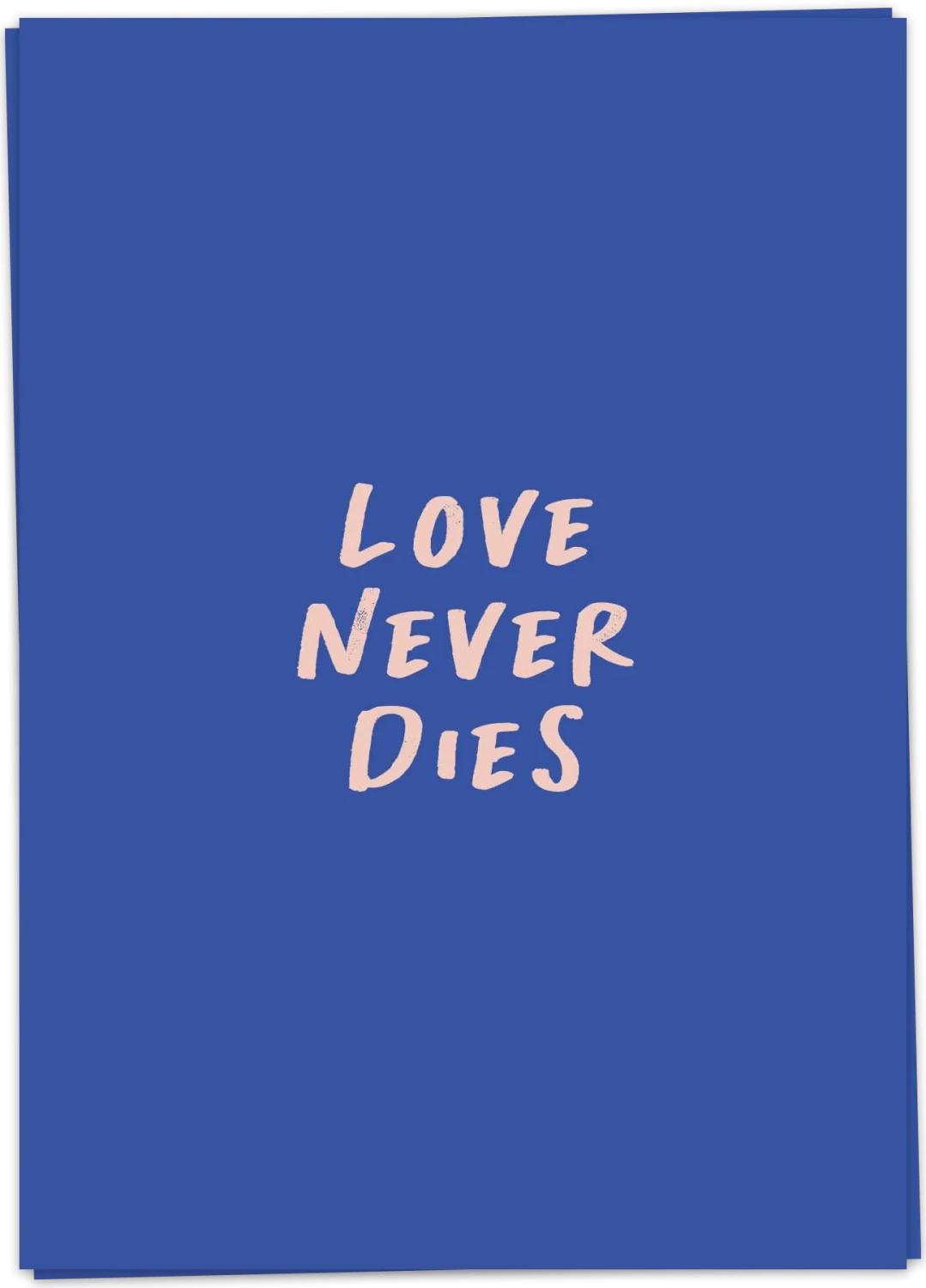 Fancy Postcard Love never dies