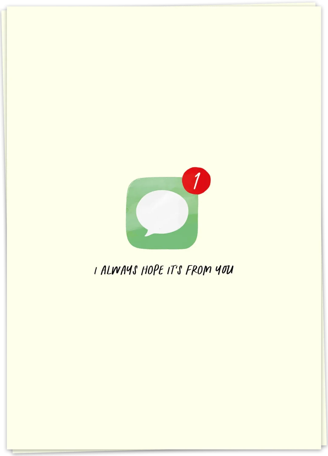 Fancy Postcard Message Notification
