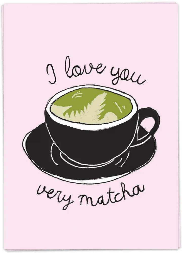 Fancy Postcard Very Matcha